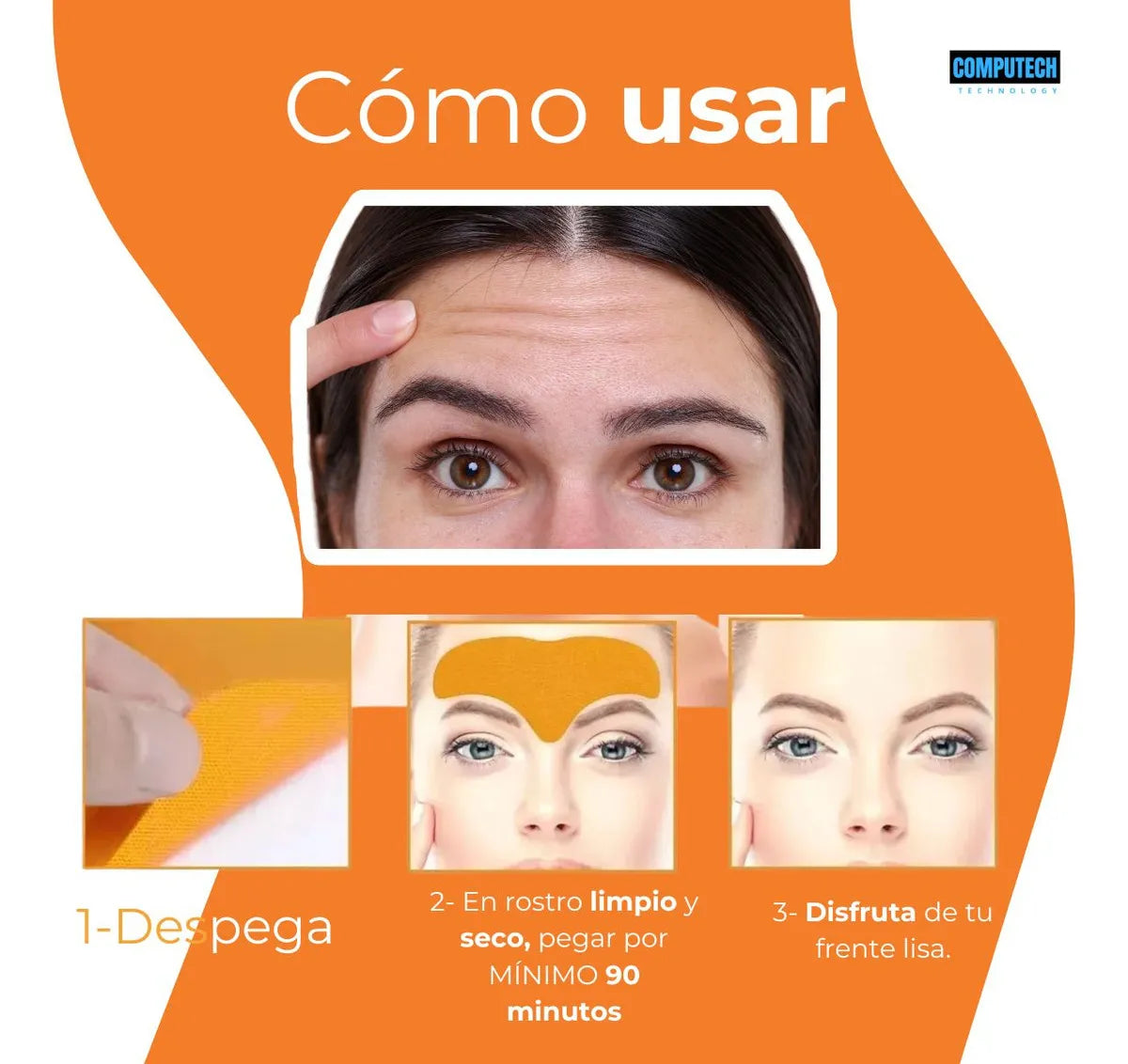 PARCHE ANTIARRUGAS PARA LA FRENTE